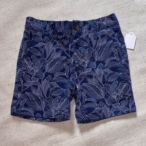 Cat & Jack Navy Floral Kids Shorts